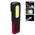 Folding COB XPE LED Work Light – Rechargeable Flashlight & SOS Torch LED Work Light Zpaxo Red Built in battery