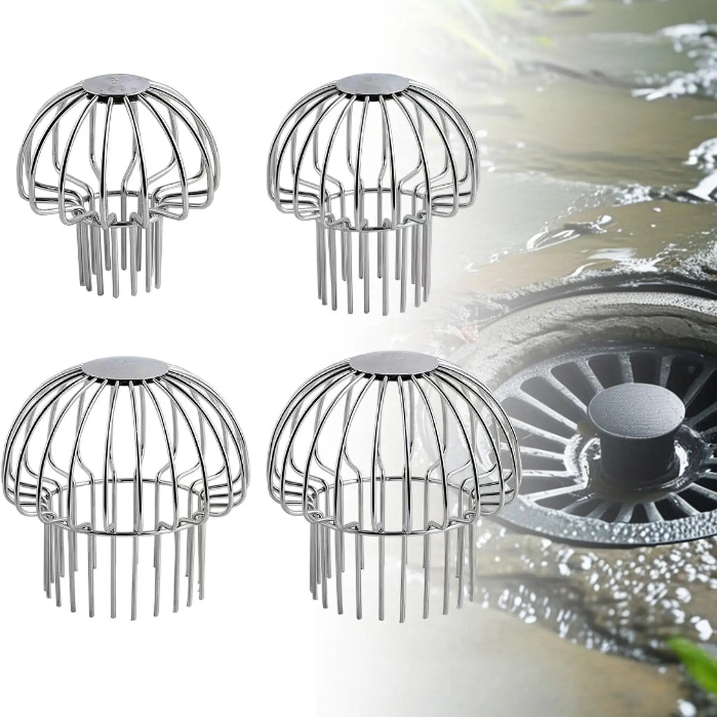 Leaf Filter Gutter Strainer & Downspout Protector | Mesh Guard Gutter Downspout Guard Zpaxo for 100mm to 110mm