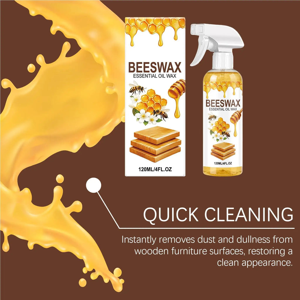 Natural Beeswax Wood Polishing Spray Multipurpose Furniture Care