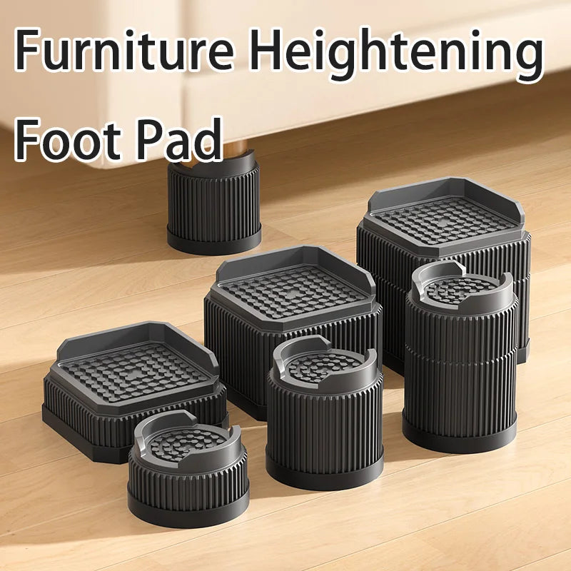 Adjustable Height Furniture Risers Load Bearing Triple Anti Slip Sofa