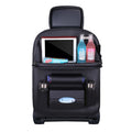 Car Seat Back Organizer Bag Foldable Table Tray Travel Storage