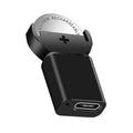 Type C Plug Lithium Coin Battery Adapter For LIR2032 LIR1632 LIR2025 ML2032 ML2025 CR2032 Coin Button Cell Battery Fast Charger Zpaxo Black