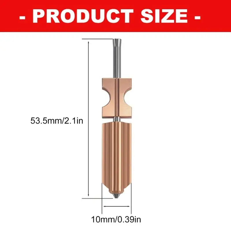 652F 4Pcs Hardened Steel Nozzle Quick Release Mechanism High Wear Resistance for AD5X Printing Zpaxo