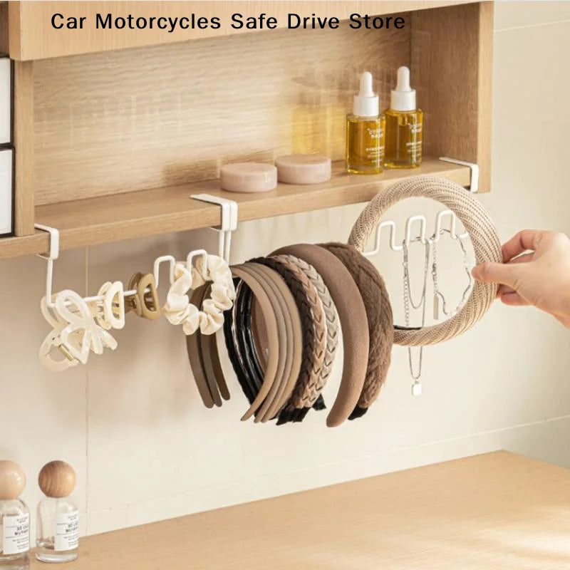 CMPunch-free Over Cabinet Hanging Storage Rack No Drill Installation