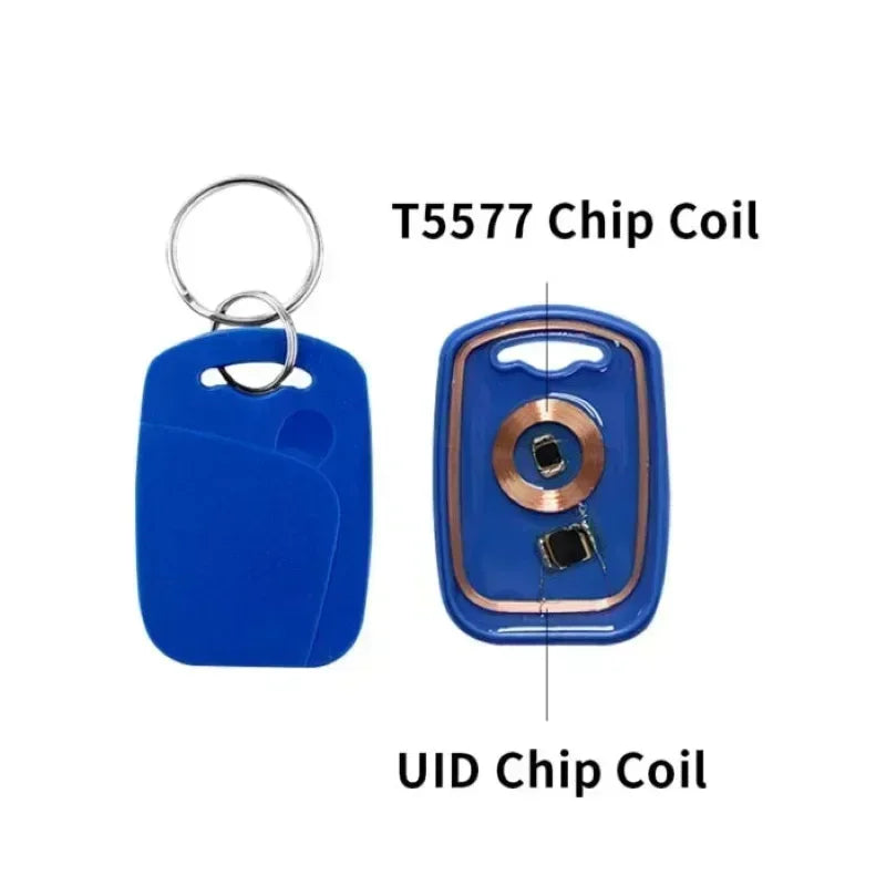 1 Dual Chip Frequency RFID Keyfob 125KHZ T5577 13 56MHZ UID Zpaxo