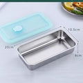 Snack Container Reusable Double-layer Container-stainless Steel Zpaxo Single grid