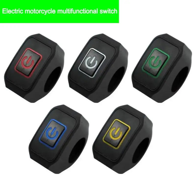 12V Waterproof Motorcycle Handlebar Button Switch – 22mm