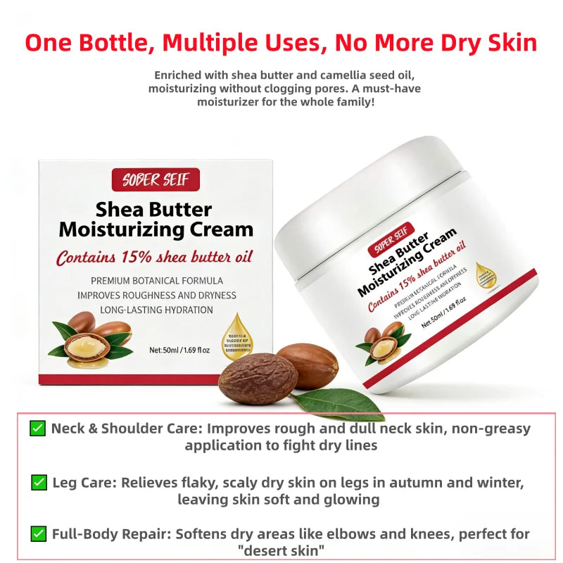 48H Deep Hydrating Body Lotion Ceramide Shea Butter Hyaluronic Acid Daily Travel Use Valentine Gift Smooth Skin Care Zpaxo