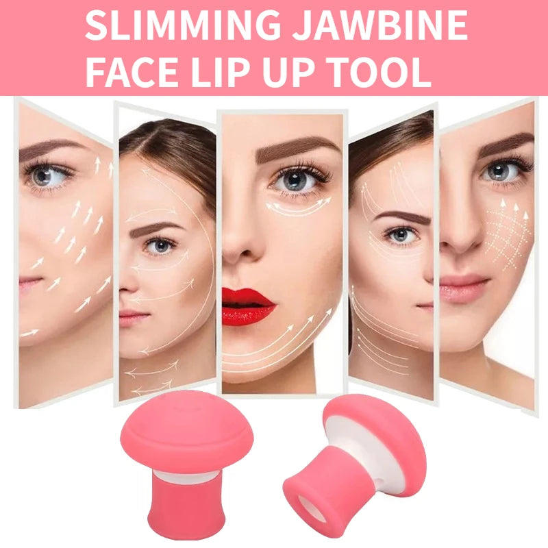 Fast Thin Face Silica Gel Mouth Jaw Exerciser Slimming Lift Tool Chin