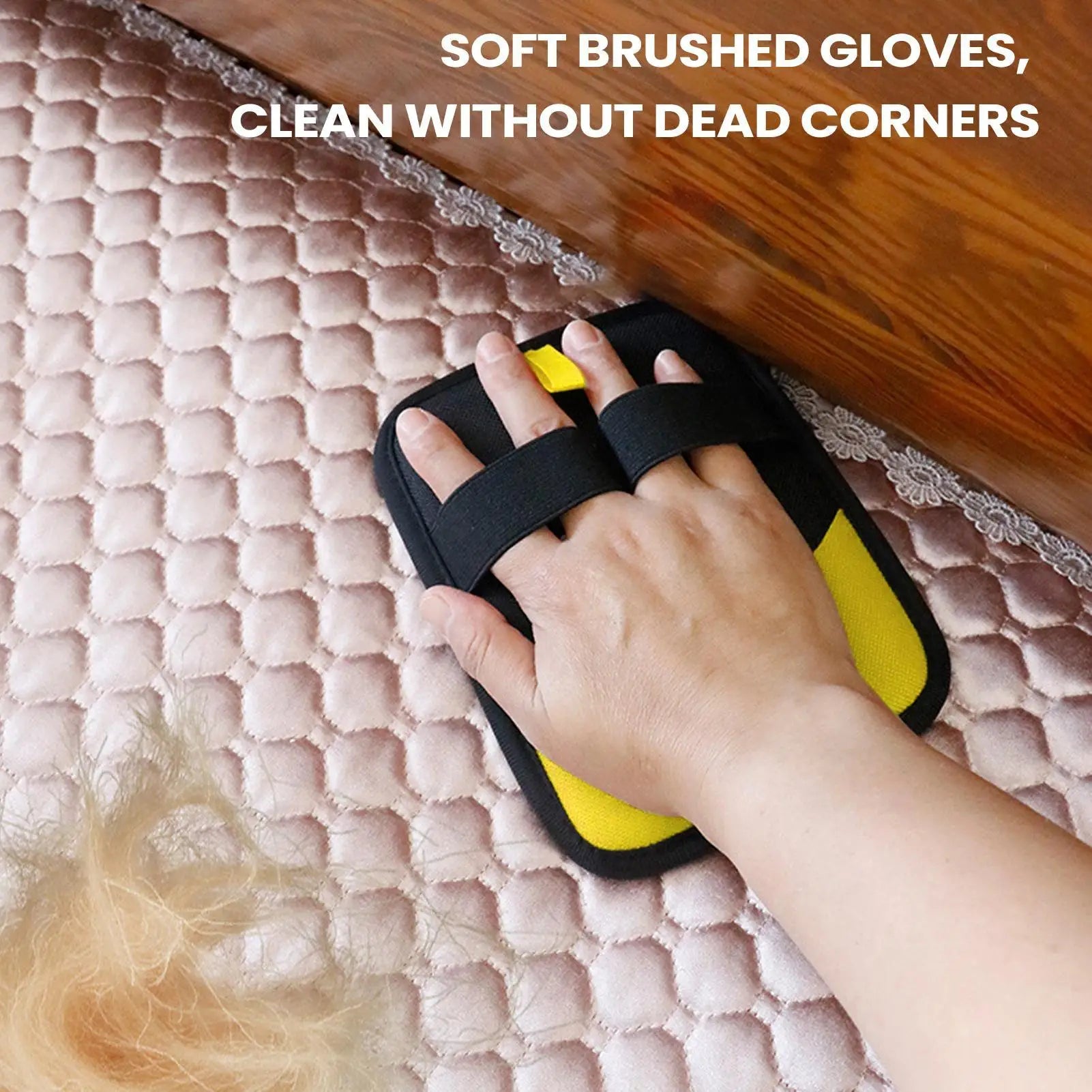 Cat Hair Removal Glove Deep Cleaning Electrostatic Pet Couch Carpet