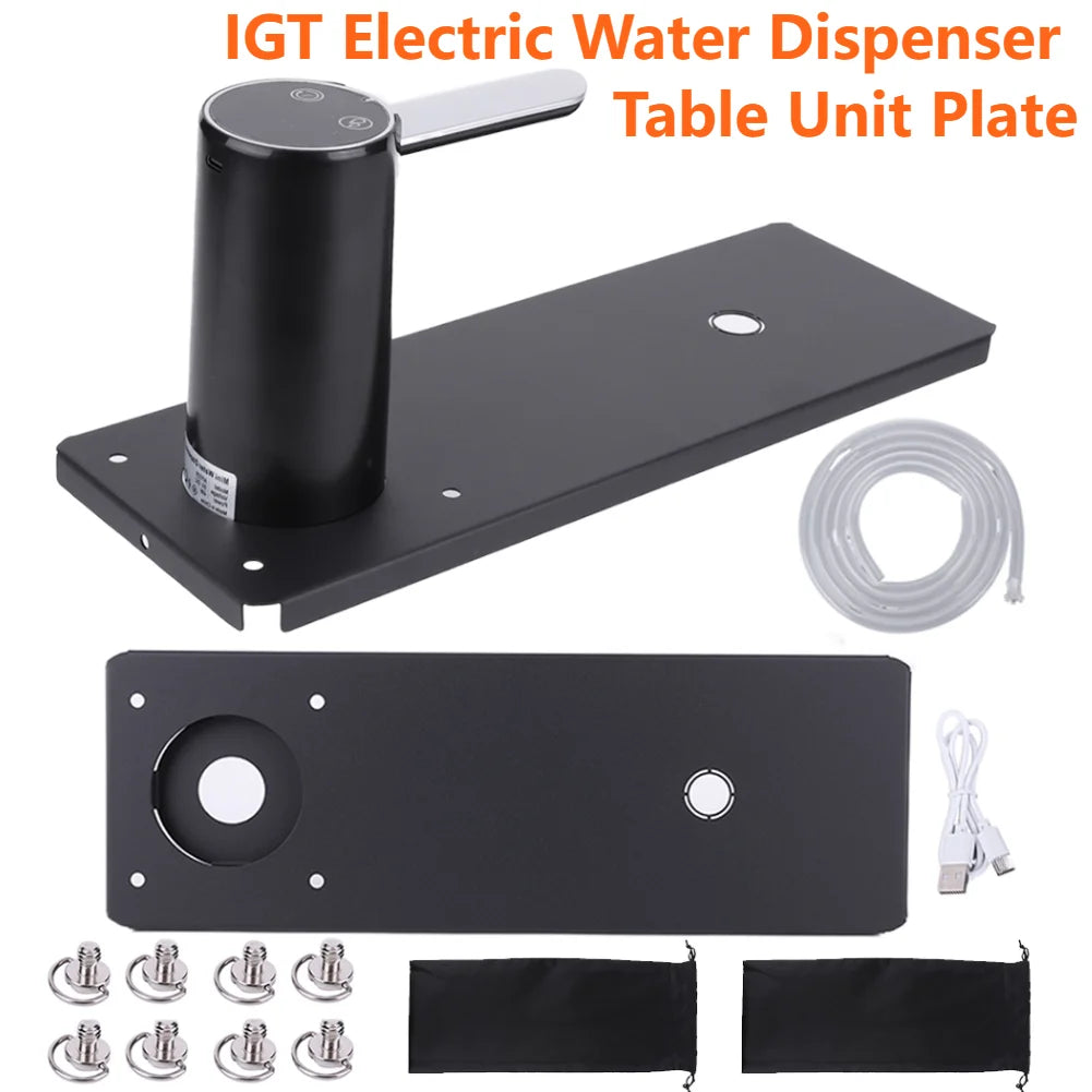 Camping IGT Electric Water Pump Carbon steel Table Unit Plate IGT Table Accessory IGT Electric Water Dispenser Camping Equipment Zpaxo