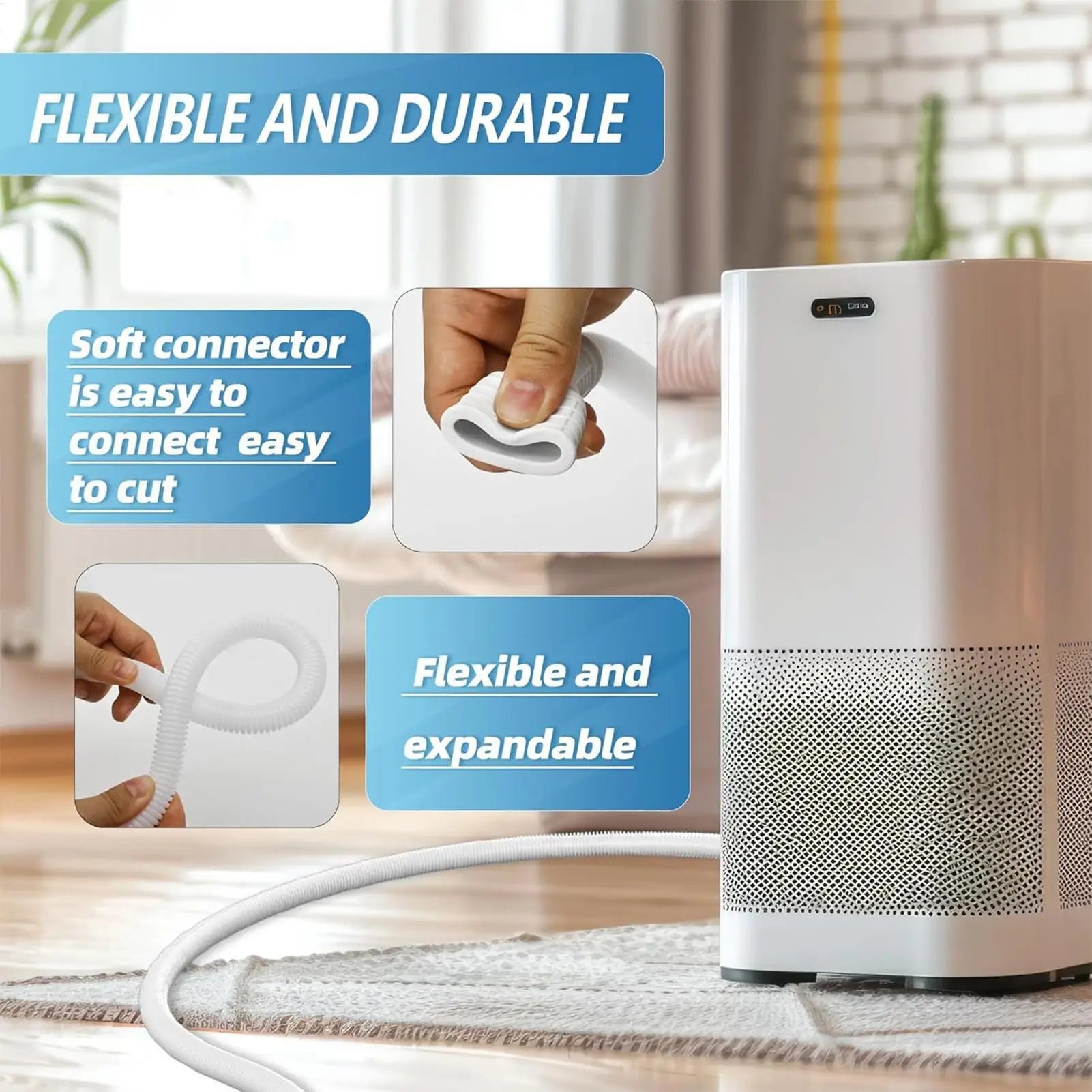5 6M Washing Machine Inlet Pipe Dehumidifier Mobile Air Conditioner
