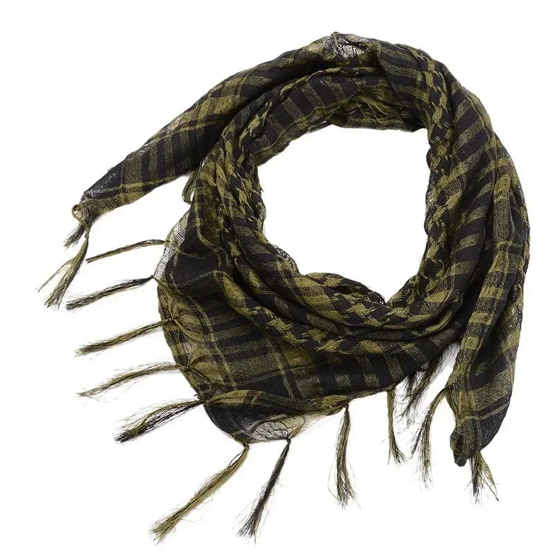 Keffiyeh Shemagh Tactical Desert Scarf Wrap – Men & Women