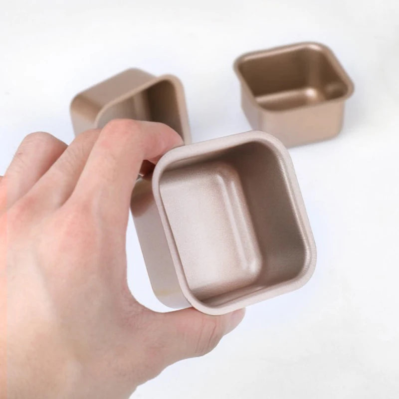 Mini Non-Stick Carbon Steel Square Loaf & Brownie Baking Pan