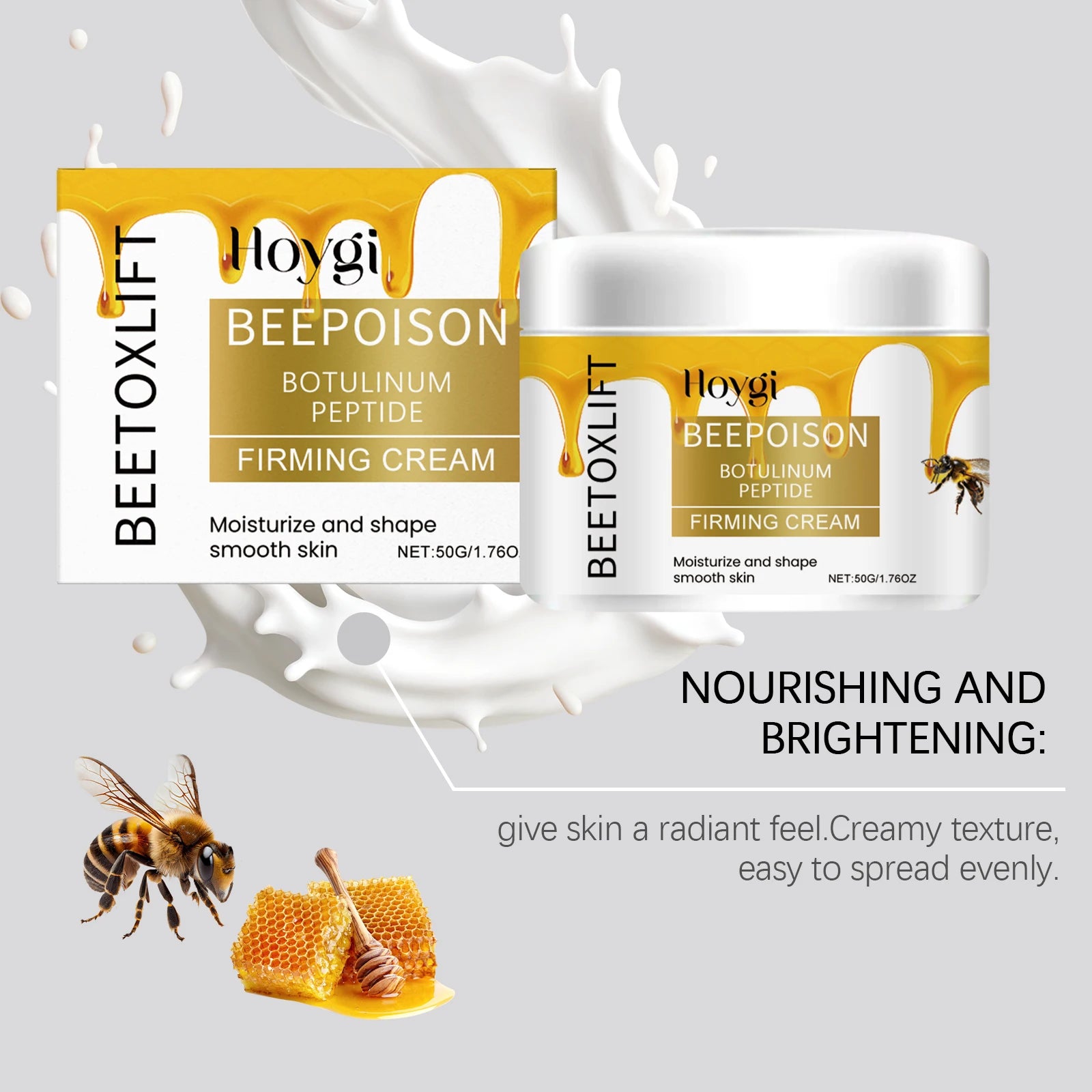 Hoygi Bee Venom Cream – Anti-Wrinkle Firming Moisturizer Anti-Aging Face Cream Zpaxo