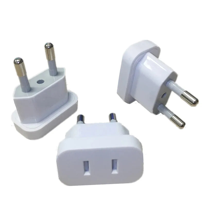 Universal EU Plug Adapter US to EU Plug Adapter CN to EU Travel Adapter Electric KR Euro Plug Converter Power Sockets AC Outlet Zpaxo
