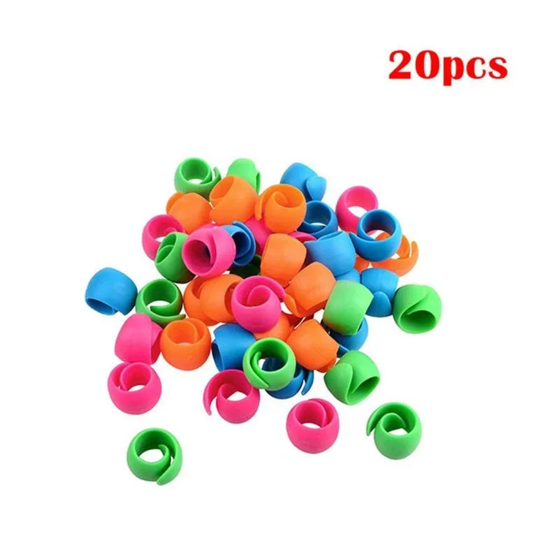 20pcs Thread Spool Huggers Bobbin Clamps Holders Keep Thread Spools From Unwinding Peels Sewing Accessories Zpaxo 20pcs