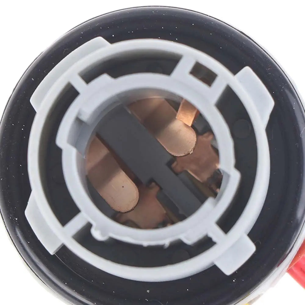 1157 BAY15D Headlight Round Socket Lamp Connector Turn Signal Light Light Base Light Bulb Socket Light Bulb Holder Lamp Holder Zpaxo