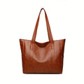 2025 Capacity Vintage Large Tote Bag Retro Vegan Shoulder Casual