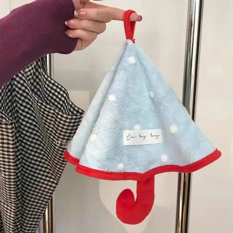 Mini Umbrella-shaped Hand Towel Cute Absorbent Quick-drying Bathroom Zpaxo