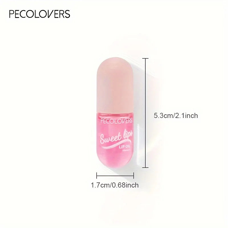 1PC Mini Capsule Color Change Lip Gloss Lip Oil Moisturizing Transparent Glossy Nutritious Liquid Lipstick Cosmetic Zpaxo