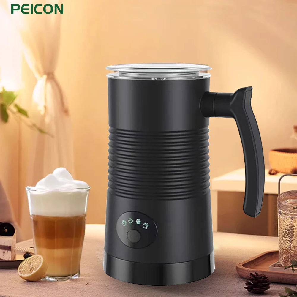 Electric Milk Frother Automatic Rotary Foamer Coffee Cappuccino Latte