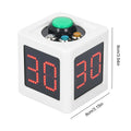 4 Sides Cube Timer Poker Shot Clock Digital Display 5-Level