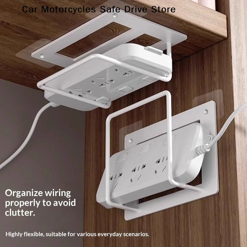 CMWall-Mounted Router Set-top Box Holder No-drill Multi-purpose