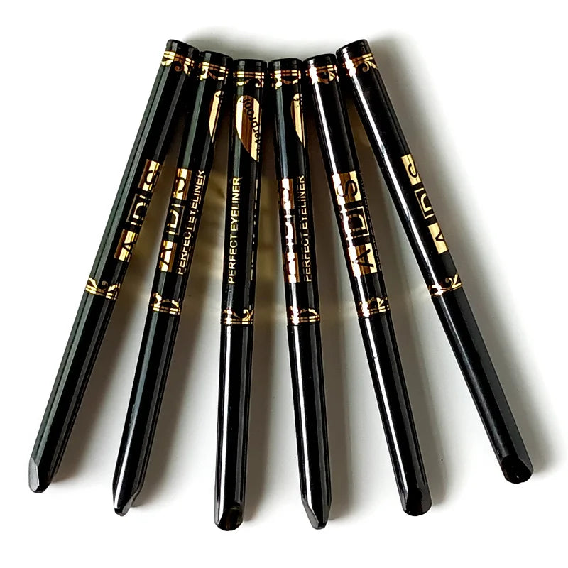 Black Eyeliner Pencils Waterproof Sweatproof Smudge-proofwith Easy