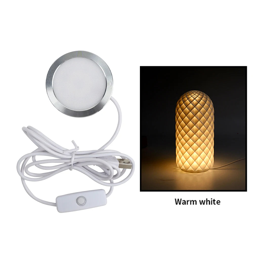16 Color RGB Light Kit For Bambu Lab Led Lamp Kit Adjustable Color Led Light Parts Hardware DIY Model Light With Remote Control Zpaxo Warm White