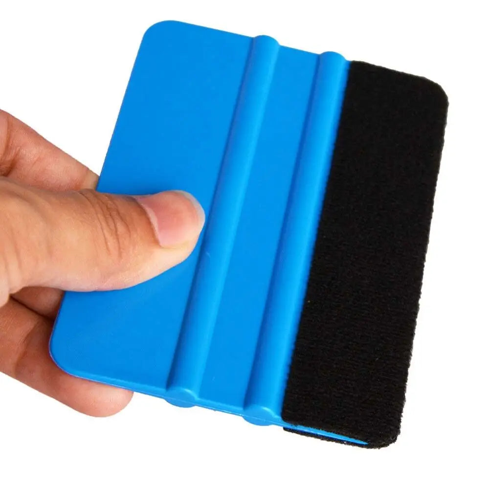 Wrap Felt Edge Auto Accessories Tint Tools Film Sticker Scraper Tool Car Wrapping Tools Blue Squeegee Car Body Styling Kit Zpaxo