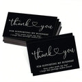 50Pcs Thank You For Supporting My Business Cards Cake Decoration Labels Customer Appreciation Gift Card Shop Online Retailers Zpaxo J2502003 50Pcs