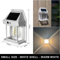 Outdoor LED Motion Sensor Tungsten Bulb Solar Wall Light for Garden Porch Lantern Lighting Energy Efficient Lighting Solution Zpaxo White China Mainland