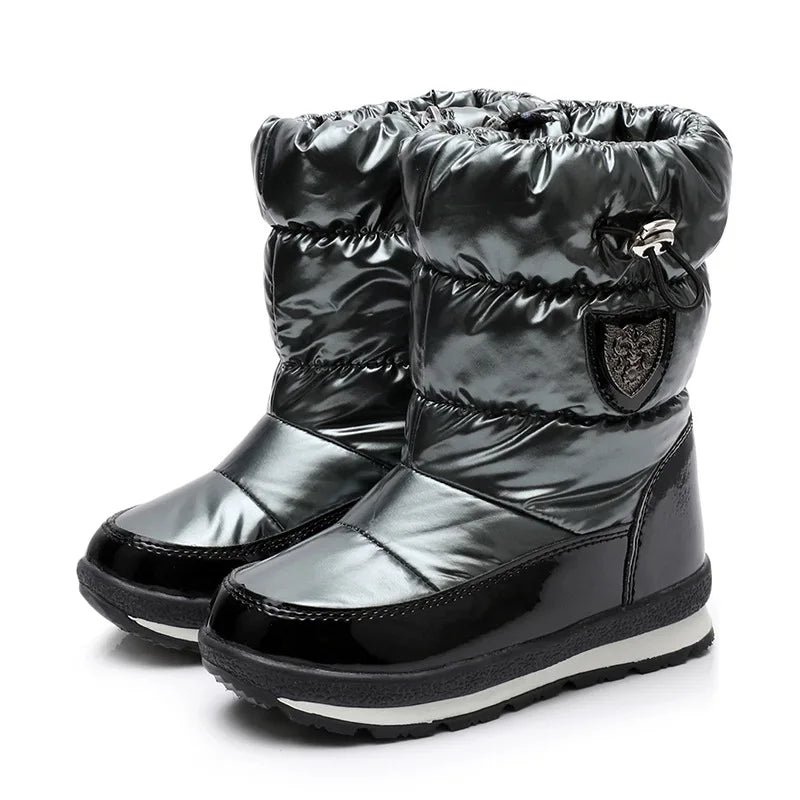 30 Real Wool Winter Warm Baby Shoes Waterproof Children's Snow Boots Zpaxo