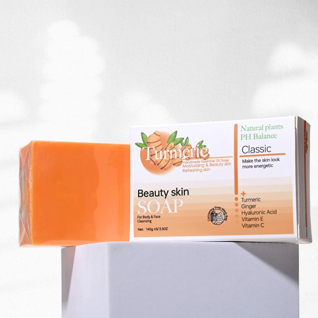 Turmeric Kojic Acid Glutathione Handmade Brightening Soap Handmade Bar Soap Zpaxo