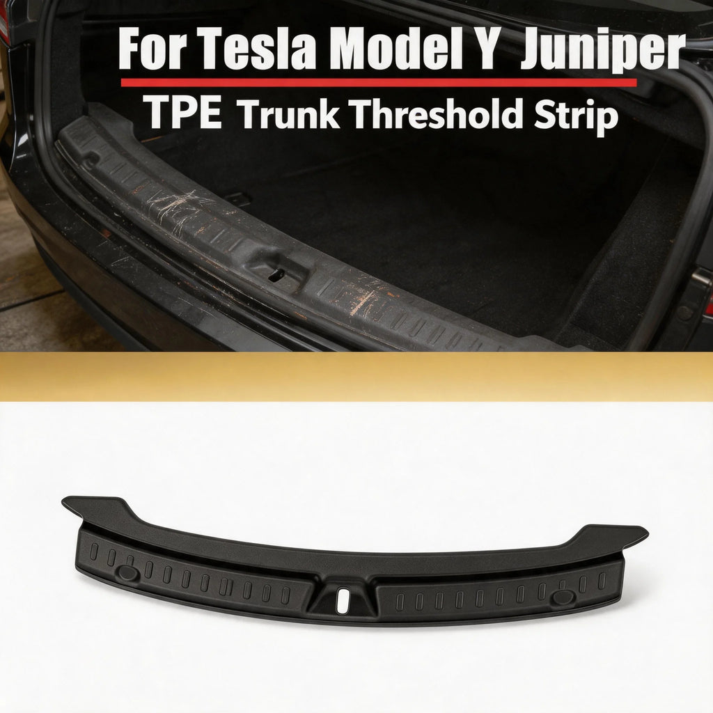 Tesla Model Y 2025–2026 TPE Trunk Sill & Bumper Protector