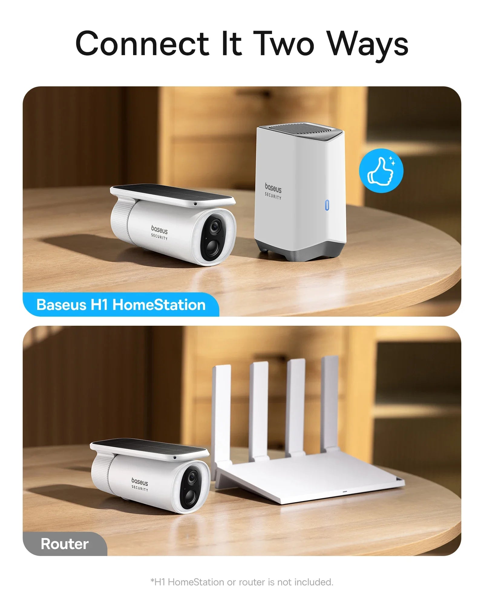 Baseus Security S1 Outdoor Camera Solar Wireless Wifi Solocam Forever