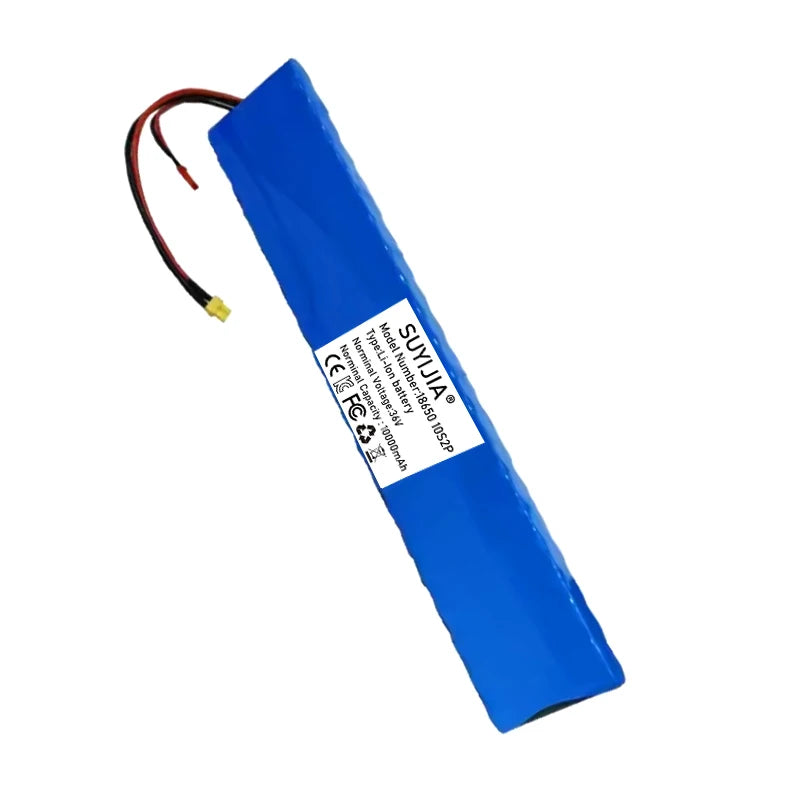 36V 10Ah 10S2P 18650 Rechargeable Lithium Battery Pack 10000mAh 42V-2A Charger Built-in BMS Protection Plate Scooter Battery Zpaxo