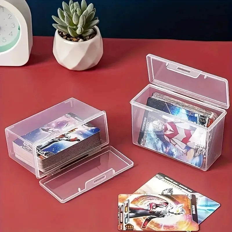 1 Playing Card Box Clear Deck Case Two Poker Images Can Be Placed NO