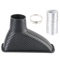 Car Front Bumper Air Intake System Funnel Pipe Round Square Nozzles