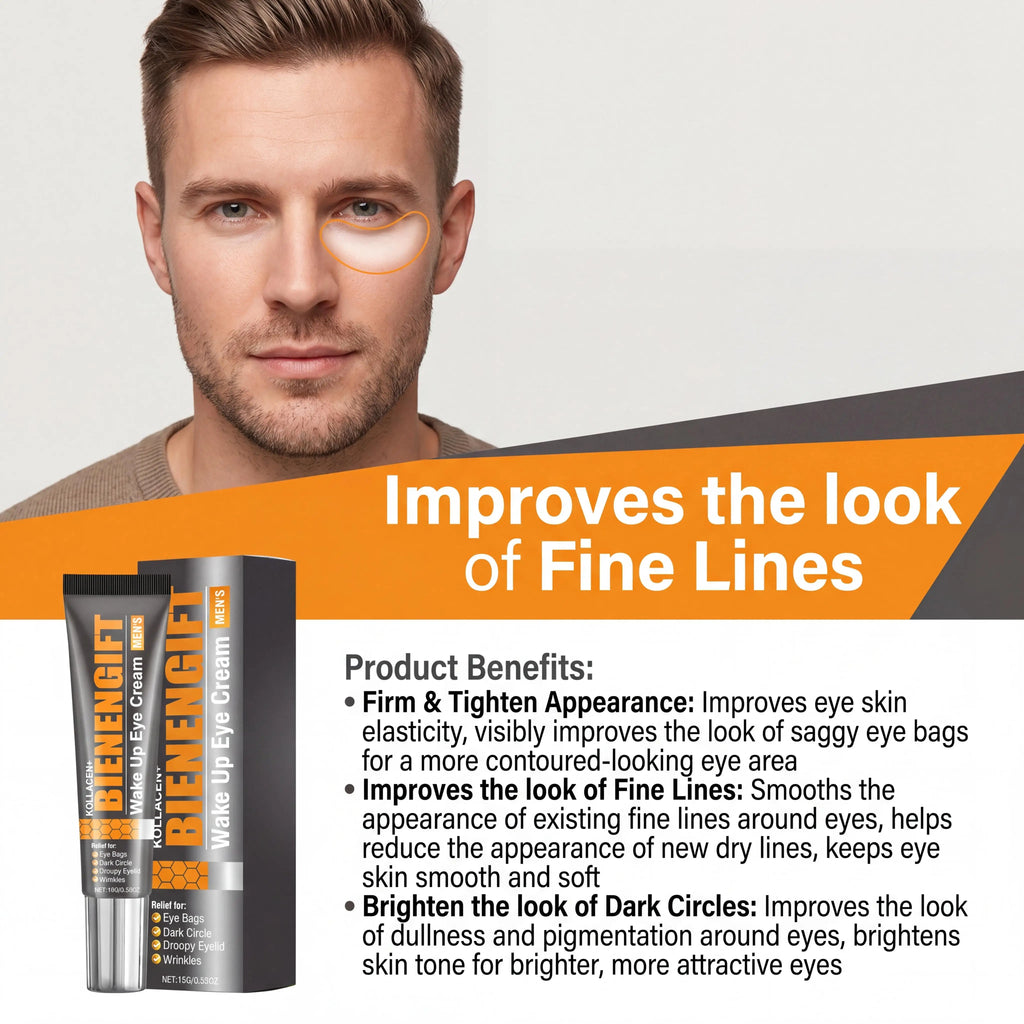 Bee Venom & Collagen Eye Cream – Depuff, Firm & Brighten Eye Cream Gel Zpaxo