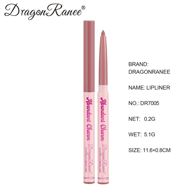 Matte Lip Liner Pen Long-Lasting Waterproof Sweatproof Easy Coloring Lipstick Pencil Lip Contour Outline Makeup Lipliner Crayon Zpaxo