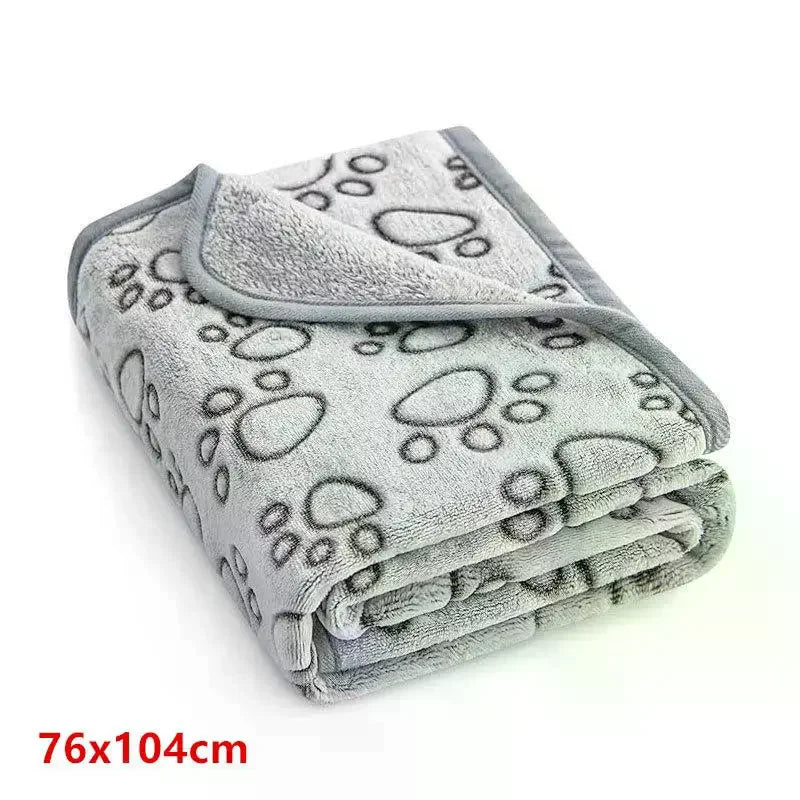 Ultra Soft Fluffy High Quality Pet Blanket Cute Cartoon Pattern Pet Mat Warm And Comfortable Blanket For Cat Dogs Cat Bath Towel Zpaxo