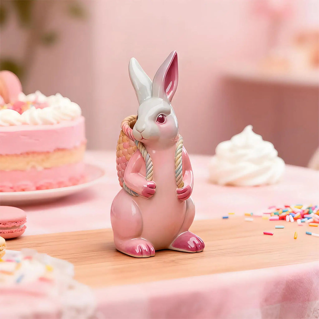 3D Easter Bunny Silicone Mold Candle Making Plaster Cement Craft