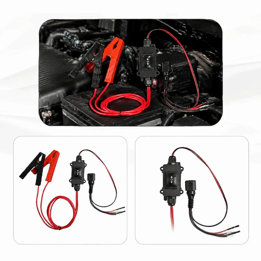 One-Click Operation Electronic Brake Caliper Reset Tool Heavy-Duty Alligator Clips No Computer Needed Special Service Tool Zpaxo
