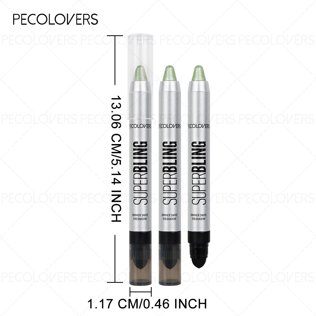 1PC Waterproof Pearlescent Eyeshadow Pencil - Smudge-proof Shimmery Shades, Brightening Eye Highlighter, Creamy Texture Zpaxo