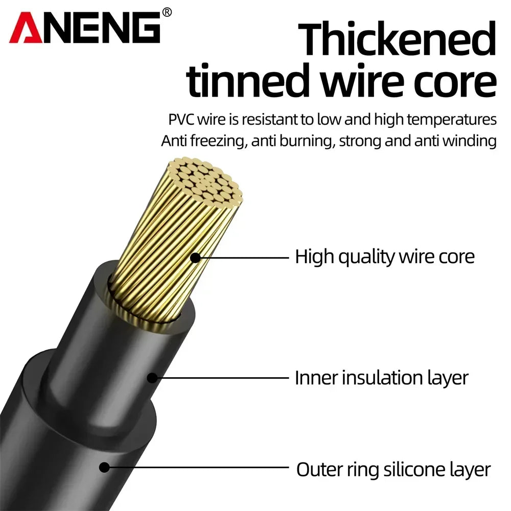 ANENG PT1031 Digital Multimeter Probe Test Leads 20A 1000V Pin Needle