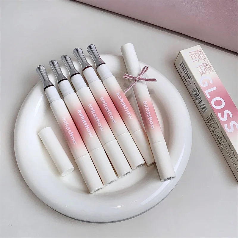 Kakashow Mirror Watery Lip Gloss Iron Brush Head Jelly Lipgloss