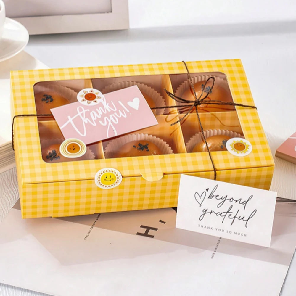 50Pcs Thank You For Supporting My Business Cards Cake Decoration Labels Customer Appreciation Gift Card Shop Online Retailers Zpaxo