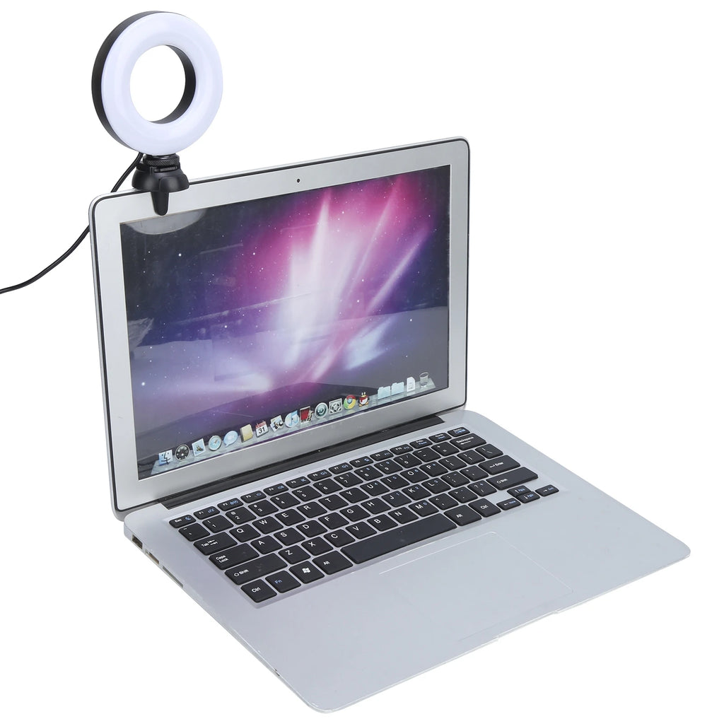 LED Camera Light Round Fill YT 48 Online Meeting Live Streaming Vlog